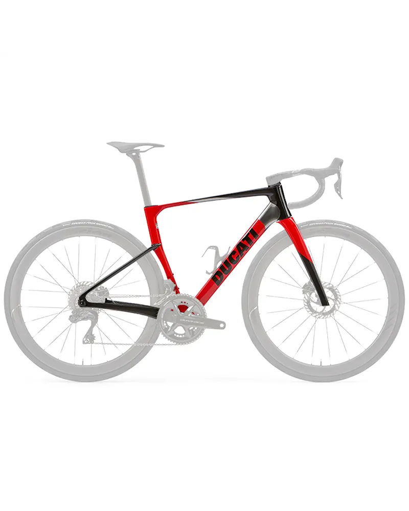 Ducati Carbon Monocoque Frame Kit, Carbon/Red
