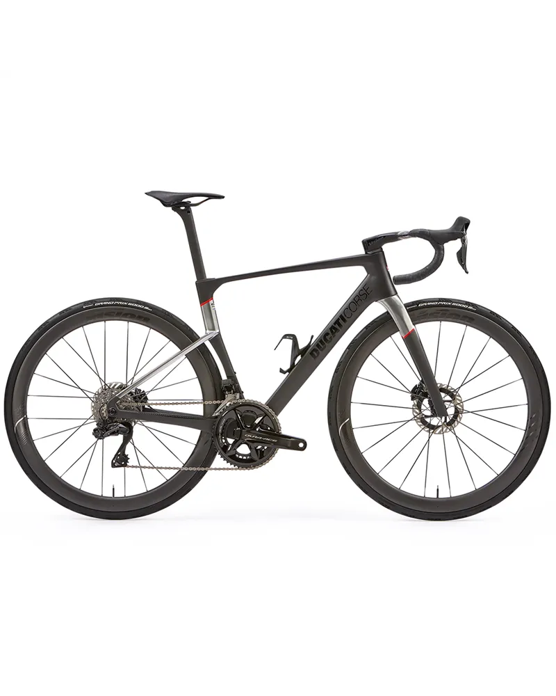 Ducati Carbon Monocoque RR Shimano Dura-Ace Di2 12sp, Carbon/Chrome/GP Red