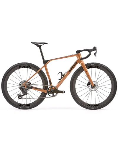 Ducati GraviaX Monoscocca in Carbonio Sram Force XPLR AXS E1 13v, Carbon/Bronze
