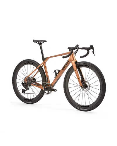Ducati GraviaX Monoscocca in Carbonio Sram Force XPLR AXS E1 13v, Carbon/Bronze