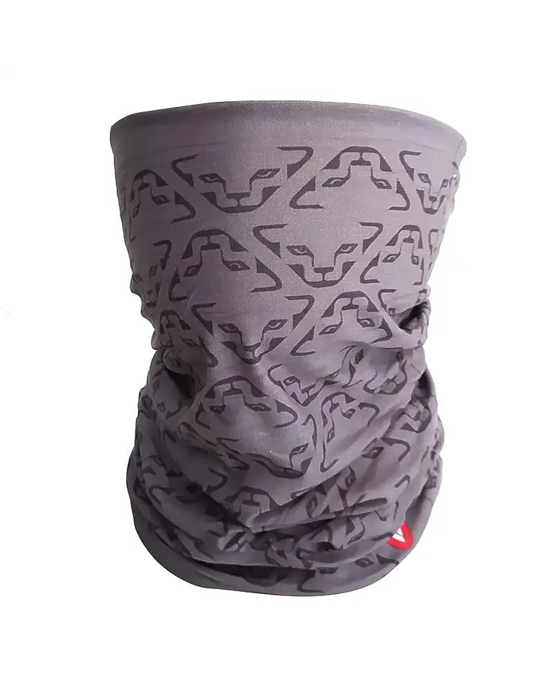 Dynafit Logo Primaloft Neck Gaiter, Smoke/0940 (One Size Fits All)