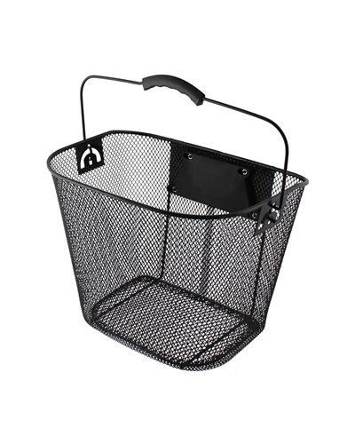 Easy Front Basket Basic with Clip - Black