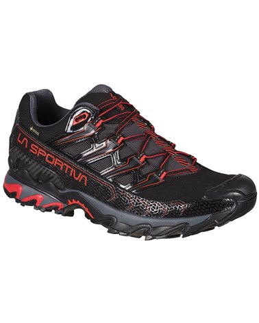 La Sportiva Ultra Raptor II GTX Gore-Tex Men's Hiking/Trail Running Shoes, Black/Goji