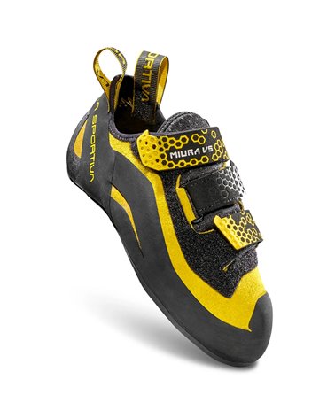 La Sportiva Miura VS Climbing Shoes, Black/Yellow