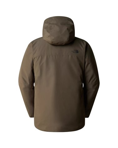 The North Face North Table Down Triclimate Giacca 3in1 Impermeabile Uomo, New Taupe Green/TNF Black