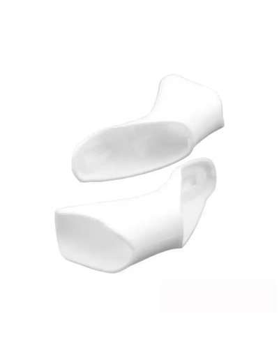 Ebon Coppia Copri Comandi Shimano 7009, Bianco