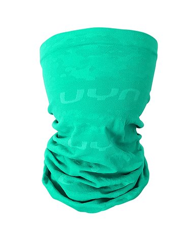 UYN Camouflage Multisport Neckwarmer, Electric Green/White (One Size Fits All)