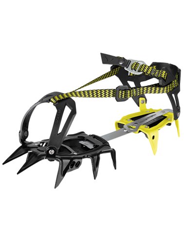 Salewa Alpinist Walk Steel Crampons, Black/Yellow