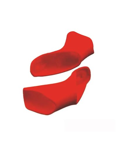 Ebon Coppia Copri Comandi Campagnolo 10S, Rosso
