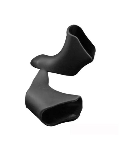 Ebon Coppia Copri Comandi Campagnolo 11S, Nero