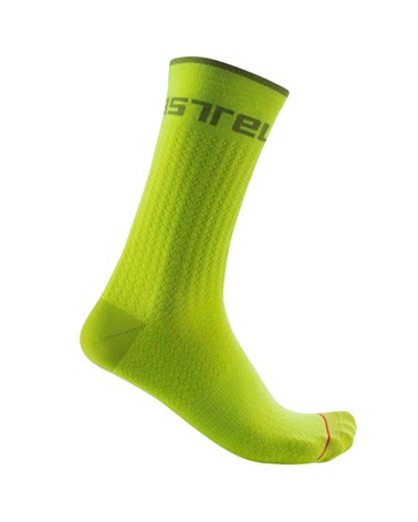 Castelli Distanza 20 Cycling Socks, Electric Lime