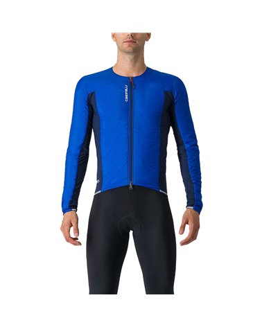 Castelli Fly Jack-sey GTX Gore-Tex Windstopper Men's Cycling Jacket/Jersey, Vivid Blue/Belgian Blue