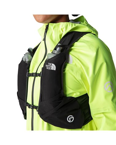 The North Face Summit Run Race Day 8 Hydration Running Vest, TNF Black/TNF Black (2 500 ml Soft Flask Included)