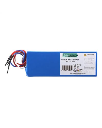Ebike Battery Lithium Battery Pack 36V 11.6Ah