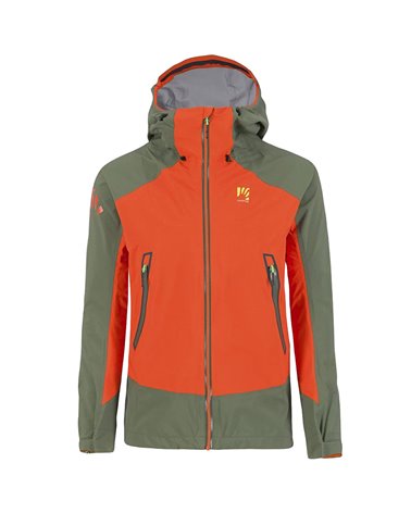 Karpos Storm Evo Men's Ski Mountaineering Jacket, Spicy Orange/Thyme
