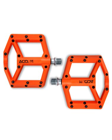 Acid Couple C1-IB Flat Pedals, Orange