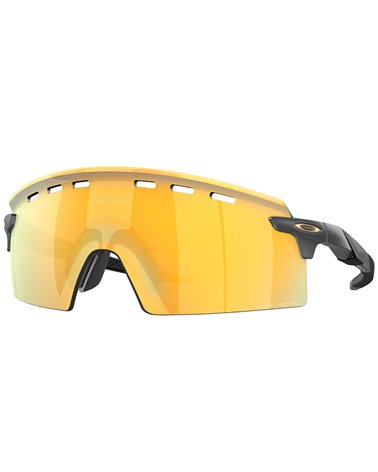Oakley Encoder Strike Vented Cycling Glasses Matte Carbon/Prizm 24k