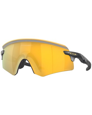 Oakley Encoder Cycling Glasses Matte Carbon/Prizm 24k