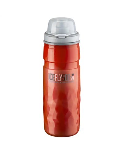 Elite Borraccia Termica Ice Fly 500ml, Rossa