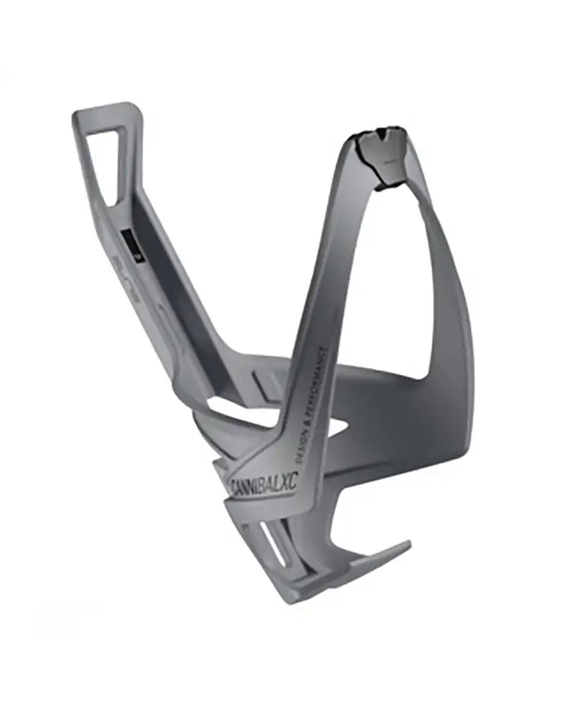 Elite Bottle Cage Cannibal XC Fiberglass, Grey/Black (Matte)