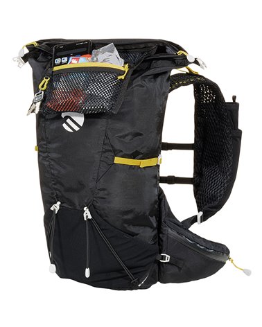 Ferrino X-Dry 15+3 Hydratation Compatible Trail Running Backpack, Black