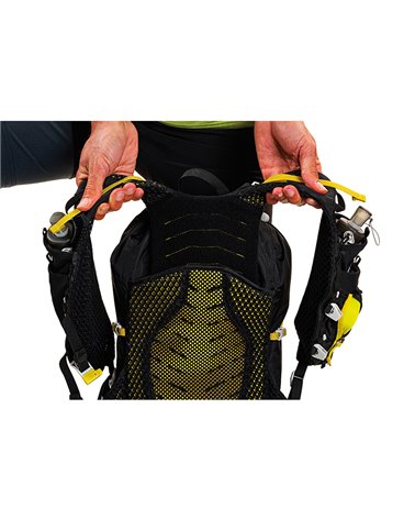 Ferrino X-Dry 15+3 Hydratation Compatible Trail Running Backpack, Black
