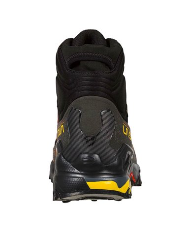 La Sportiva Ultra Raptor II MID Wide GTX Gore-Tex Men's Speed Hiking Shoes, Black/Yellow