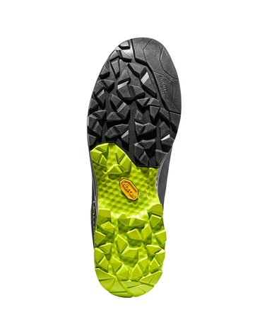La Sportiva TX Guide Leather Men's Approach Shoes, Carbon/Lime Punch