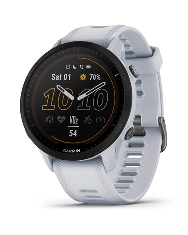 Garmin Forerunner 955 Solar GPS Smartwatch Wrist-Based HR, Whitestone