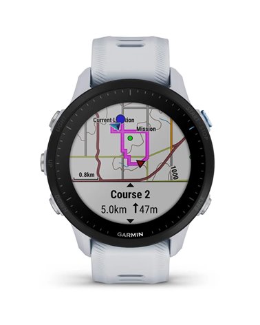 Garmin Forerunner 955 GPS Smartwatch Wrist-Based HR, Whitestone