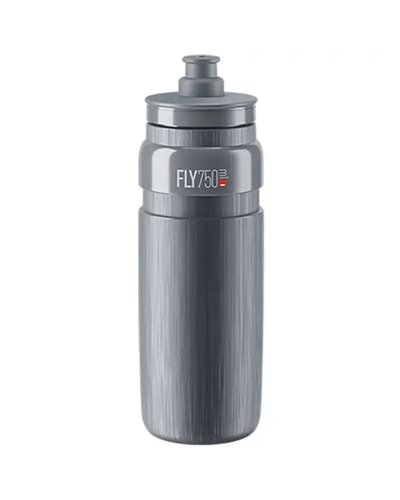 Elite Fly Tex Water Bottle 750ml, Grey/Grey Logo