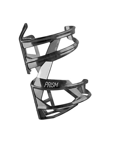 Elite Bottle Cage Prism Right, Black/White Logo