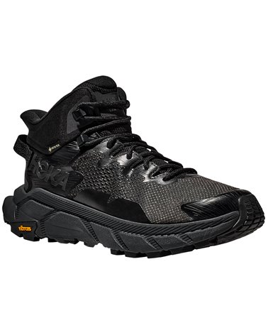 Hoka One One Trail Code GTX Gore-Tex Men's Waterproof Hiking Boots, Black/Raven