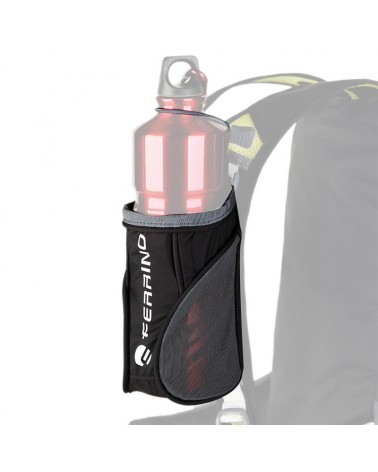 Ferrino X-Track Backpack Strap Bottle Holder, Black