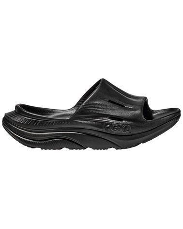 Hoka One One Ora Recovery Slide 3 Unisex Recovery Shoes, Black/Black
