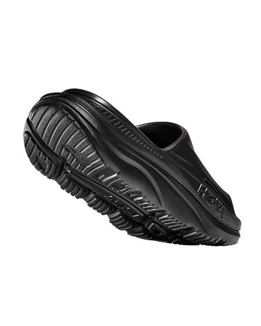Hoka One One Ora Recovery Slide 3 Unisex Recovery Shoes, Black/Black