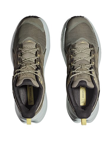 Hoka One One Anacapa 2 Low GTX Gore-Tex Men's Waterproof Hiking Shoes Nubuck Leather, Olive Haze/Mercury