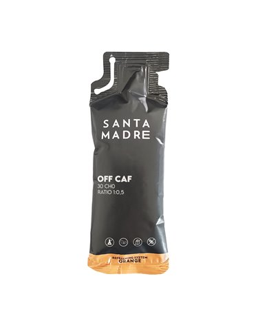Santa Madre 30CHO Off Caf Ratio 1-0,5 Energy Gel Orange Flavour, 1 Gel 66g