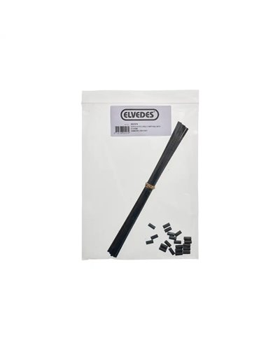 Elvedes Derailleur/Seatpost/Lockout Hose Ø 3.5mm, 240mm with 2 Ferrules, 240mm (10 pcs)