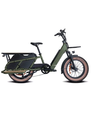 XP Bikes X-Load Cargo e-Bike Fat 20" 7v Freni a Disco 960Wh, Verde