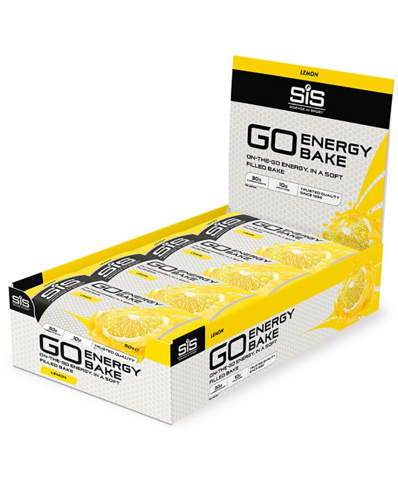SIS GO Energy Bake Bar Lemon Flavour, 50gr (12 bars box)