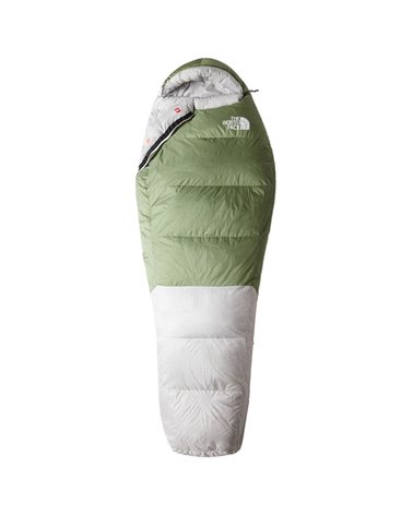 The North Face Green Kazoo Down Sleeping Bag Long - Right Hand, Forest Shade/Tin Grey