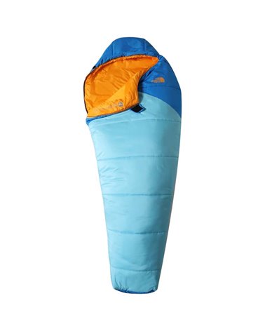 The North Face Wasatch Pro Kids -7°C Sleeping Bag Regular - Right, Hero Blu/Norse Blue