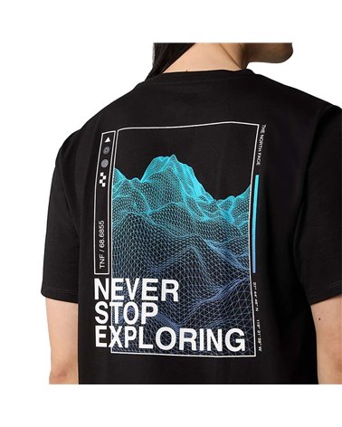 The North Face Foundation Graphic FlashDry Men's T-Shirt, TNF Black/Optic Blue