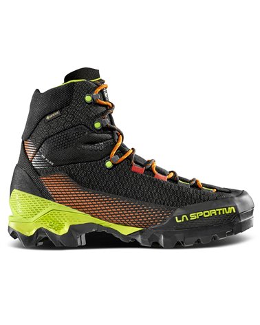 La Sportiva Aequilibrium ST GTX Gore-Tex Men's Mountaineering Boots, Carbon/Lime Punch