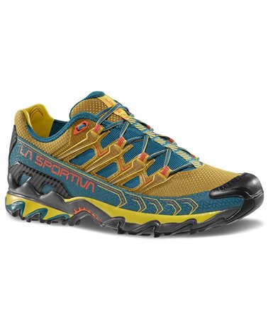 La Sportiva Ultra Raptor II Men's Trail Running Shoes, Everglade/Savana