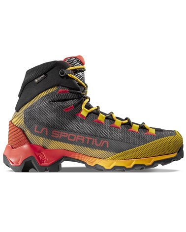 La Sportiva Aequilibrium Hike GTX Gore-Tex Scarponi Trekking Uomo, Carbon/Yellow