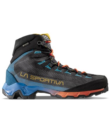 La Sportiva Aequilibrium Hike GTX Gore-Tex Men's Hiking Boots, Carbon/Tropic Blue