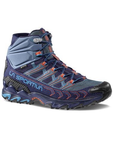 La Sportiva Ultra Raptor II Mid GTX Gore-Tex Men's Speed Hiking Shoes, Deep Sea/Hurricane