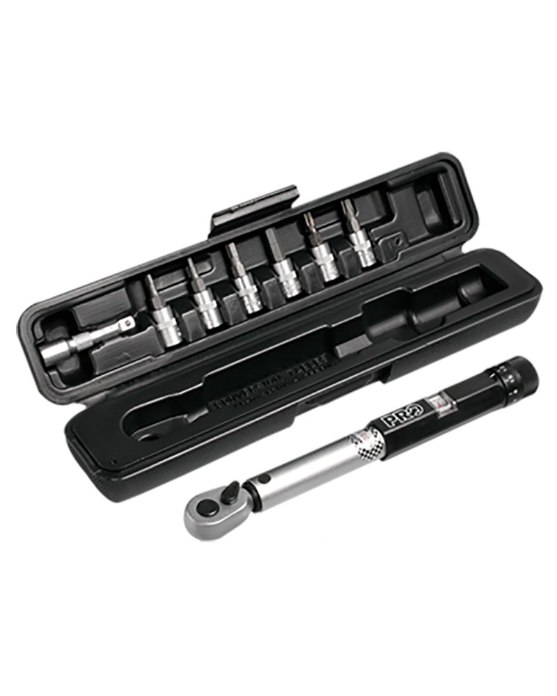 Pro 3-15 Torque Wrench + Adapters Set